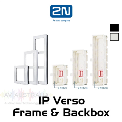 2N Helios IP Verso Surface & Flush Mount Frames