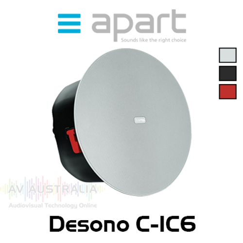 Biamp Desono C-IC6 6.5" Coaxial In-Ceiling Conference Loudspeaker (Each)