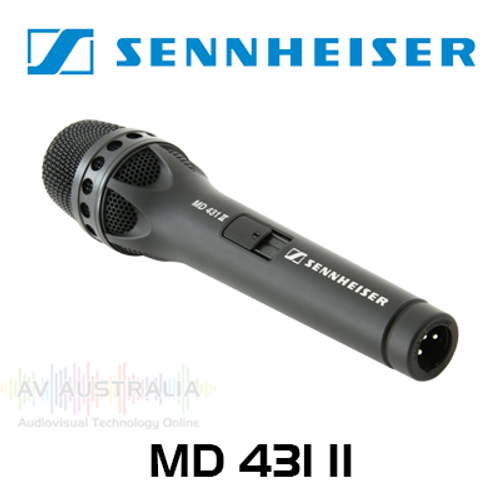 Sennheiser MD431 II Dynamic Supercardioid Vocal Handheld Microphone