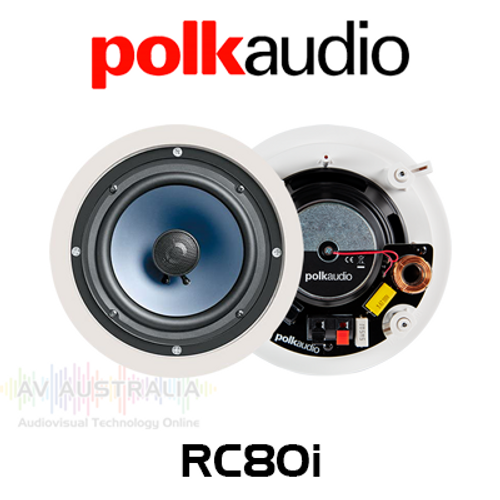 Polk Audio RC80i 8" In-Ceiling Speakers (Pair)