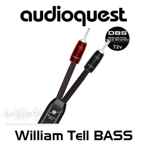 AudioQuest Folk Hero Series William Tell BASS 72V DBS Speaker Cable (Pair)