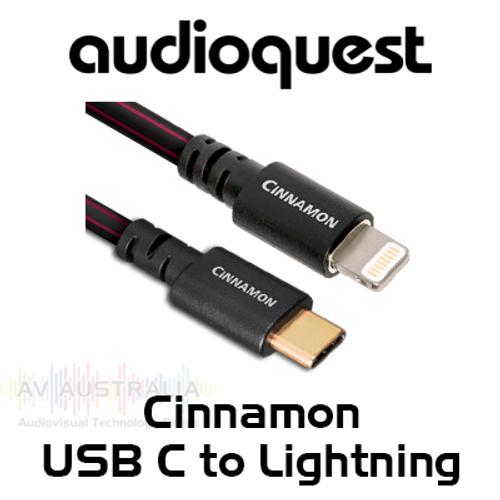 AudioQuest Cinnamon USB C to Lightning Cable