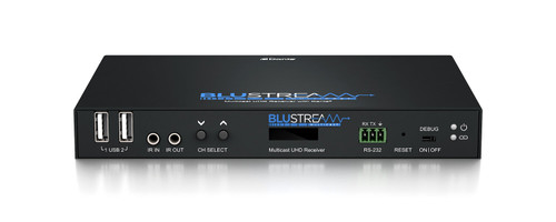 BluStream IP250UHD-RX Multicast UHD Video Receiver Over IP With Dante