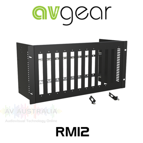 AVGear RM12 12 Slots Rack Mount For Slimline Tx / Rx Units