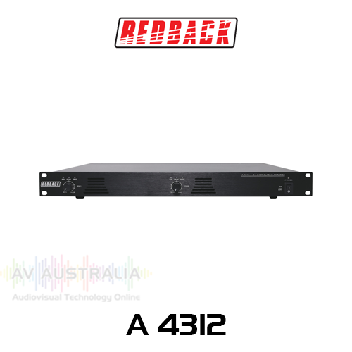 Redback 2 x 240W 100V Class-D PA Power Amplifier