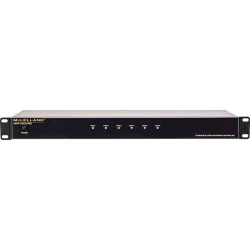 McLelland MAP-1200PRE 6 Zone Multi Room Amplifier with 6 Keypads