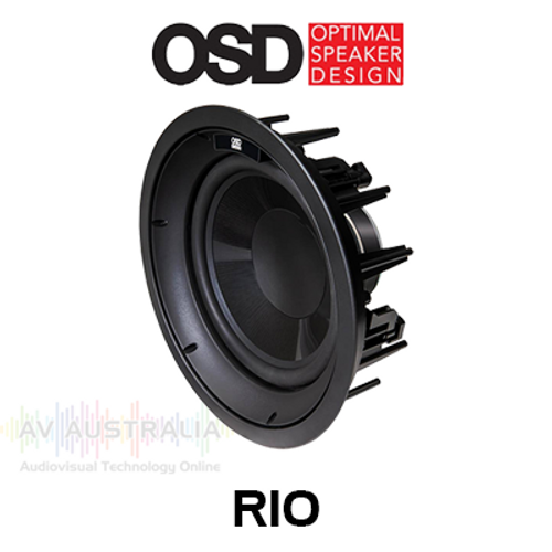 OSD Black R10 10" Long Excursion Graphite In-Ceiling Subwoofer w/ Construction Bracket (Each)