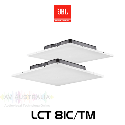 JBL LCT 81C/TM 8" Full Range 8 ohm 70/100V Low-Profile In-Ceiling Tile Speakers (Pair)