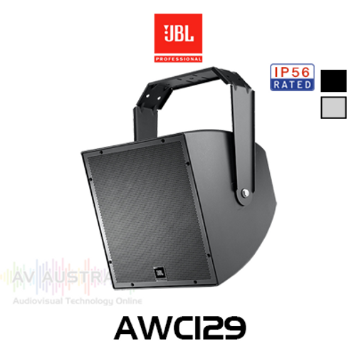 JBL AWC129 12" 8 ohm 70/100V All-Weather Compact Coaxial Loudspeaker (Each)