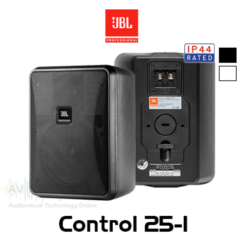 JBL Control 25-1 5.25" 8 ohm 70/100V Background/Foreground Compact Outdoor Speakers (Pair)