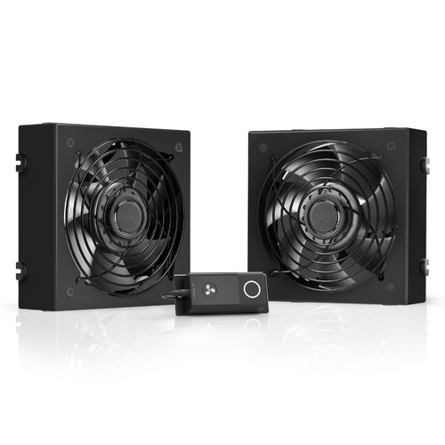 AC Infinity Dual 120mm Rack Roof Cooling Fans With Power Pack