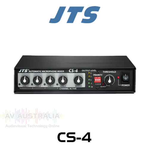 JTS CS Series 4-Channel Microphone Automatic Mixer