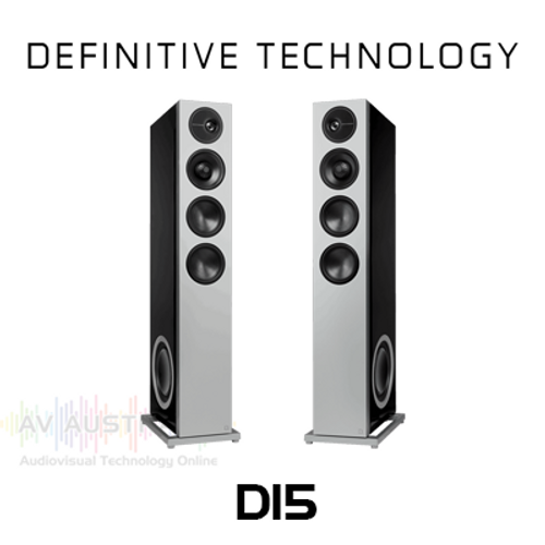Definitive Technology D15 Dual 5.25" 3-Way Floorstanding Speaker with Dual 8" Passive Radiators (Pair)