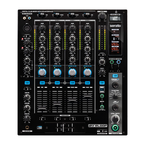 Reloop RMX-90DVS 4+1-Ch DJ Club Mixer with Serato DJ DVS Built in