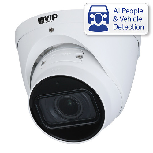 VIP Vision Professional AI 8MP 2.7-13.5mm Varifocal IP67 PoE Turret IP Camera