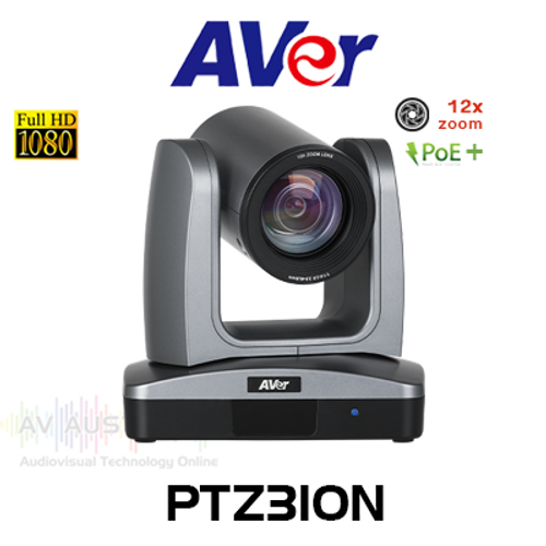 Aver PTZ310N Professional Full HD 12x Optical PoE+ PTZ Conference Camera with NDI