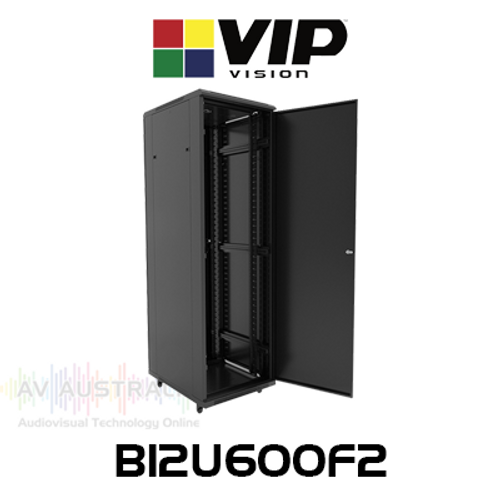 VIP Vision 12RU 600mm Depth 19" Freestanding Data Cabinet