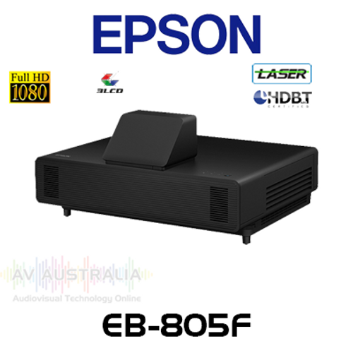 Epson EB-805F Full HD 5000 Lumen Ultra Short Throw Signage Laser Projector