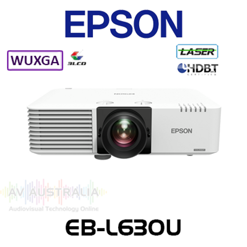 Epson EB-L630U WUXGA 6200 Lumen HDBaseT Installation Laser Projector