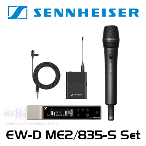 Sennheiser Evolution EW-D ME2/835-S Set Wireless Lavalier / Vocal Combo System