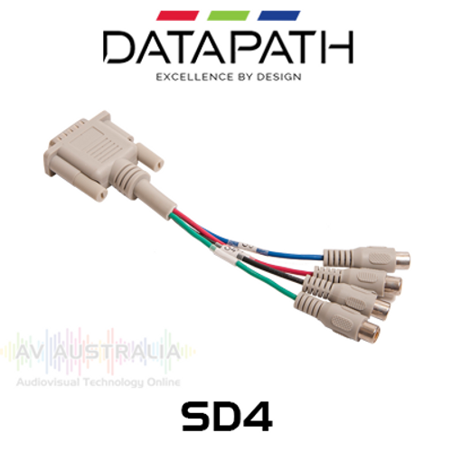 Datapath SD4 Cable With 4 RCA Connectors