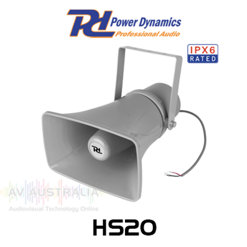 Power Dynamics HS20 20W 100V IP65 Horn Speaker