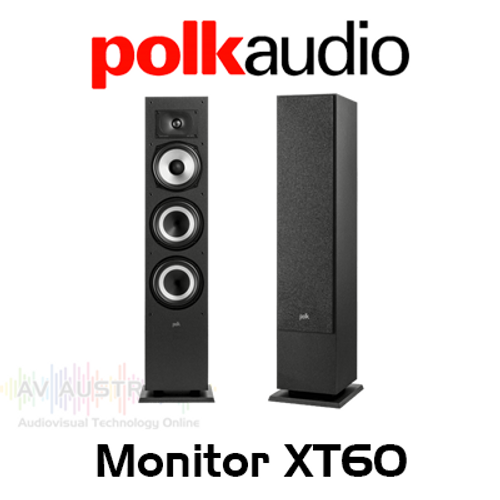 Polk Audio Monitor XT60 6.5" Floorstanding Speakers w/ Dual Passive Radiators (Pair)