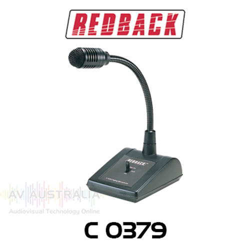 Redback Desktop Paging Microphone (5P XLR)