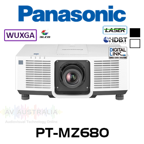 Panasonic PT-MZ680 WUXGA 6000 Lumen HDBaseT Digital Link Installation Laser Projector