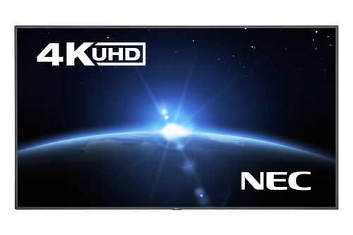 NEC P Series 75" UHD 650 Nits 24/7 Edge LED Backlit Commercial Display