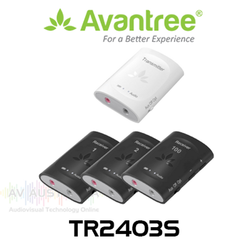 Avantree TR2403S 1 Transmitter to 3 Receivers Wireless Audio Set