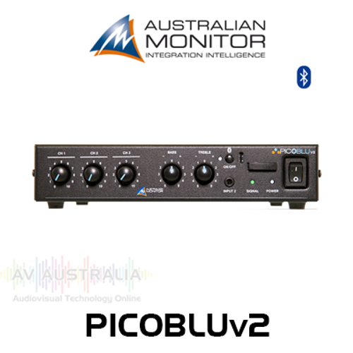 Australian Monitor PICOBLUv2 3-Channel 30W Compact Mixer Amplifier