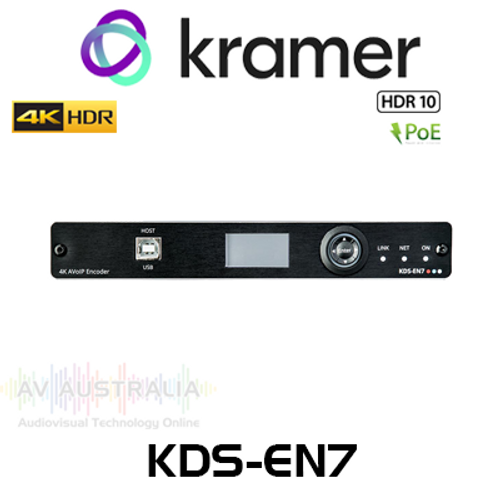 Kramer KDS-EN7 4K60 HDR10 Video Streaming Over IP Encoder