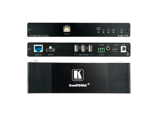 Kramer TP-590T 4K60Hz HDMI Over HDBaseT 2.0 Transmitter w/ USB, RS-232 & IR (40m)