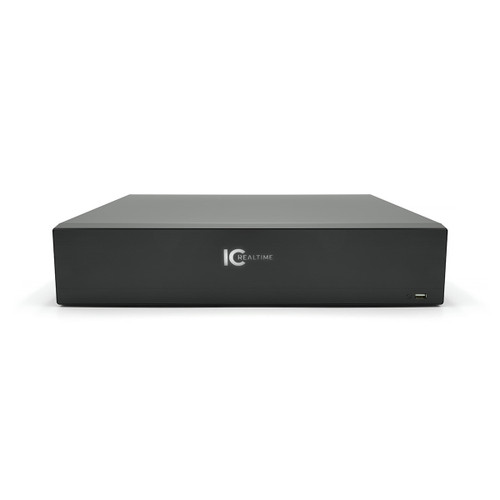 IC Realtime 4K 32-Ch 12MP 384Mbps Throughput 8-Bay H.265 2U NVR