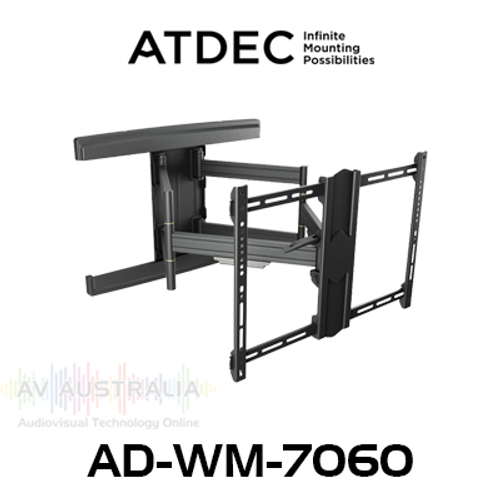 Atdec AD-WM-7060 32"-80" Full Motion TV Wall Mount (70kg Max)