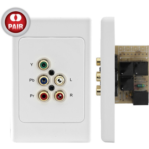 Pro.2 Component Stereo Over Cat5E Wallplate