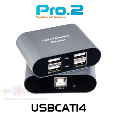 Pro.2 USB 2.0 Over Cat5 Extender Kit (50m)