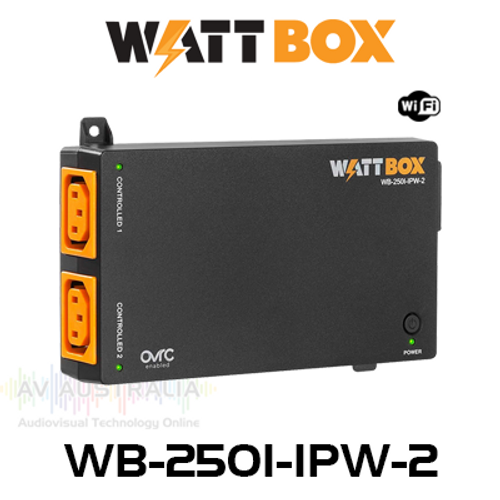 WattBox 250 IPW Series 2 Outlets WiFi Controlled Surge Protector