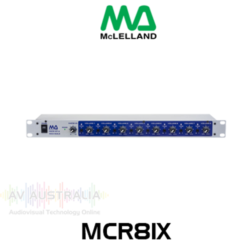 McLelland MCR81X 8-Channel Microphone Line Mixer