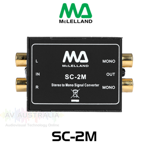 McLelland SC-2M Stereo To Mono Audio Converter