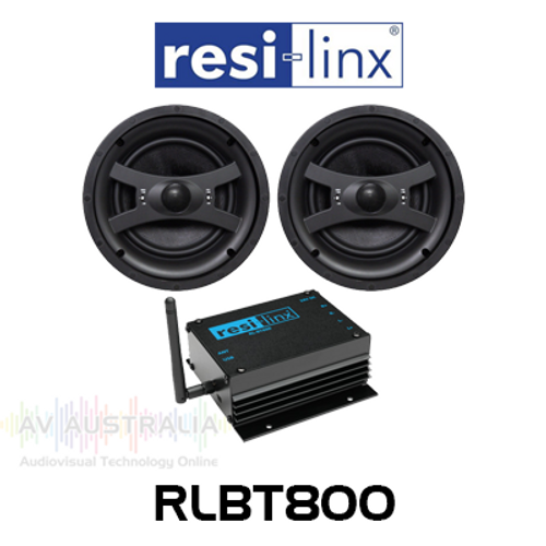 Resi-Linx RLBT800 8" In-Ceiling Speakers With 50W Bluetooth Stereo Amplifier