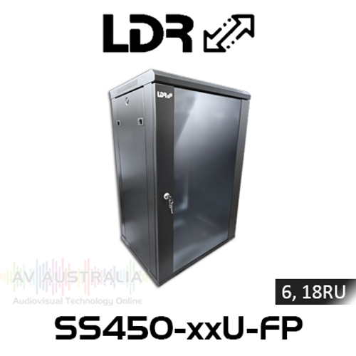 LDR SS450 600x450mm Wall Mount Cabinets (6U, 18U)