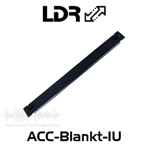 LDR 19" 1RU Snap-In Blank Panel