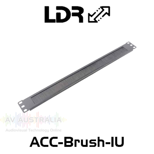 LDR 19" 1RU Cable Management Brush Panel