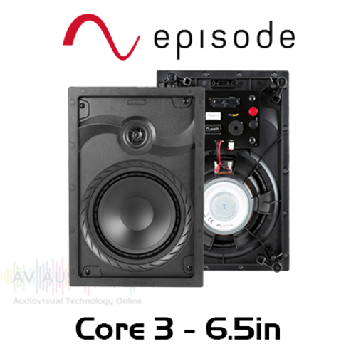 Episode Core 3 Series 6.5" In-Wall Speakers (Pair)