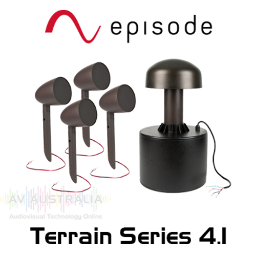 Episode Terrain Series 4" Satellite Speakers and 8" Subwoofer