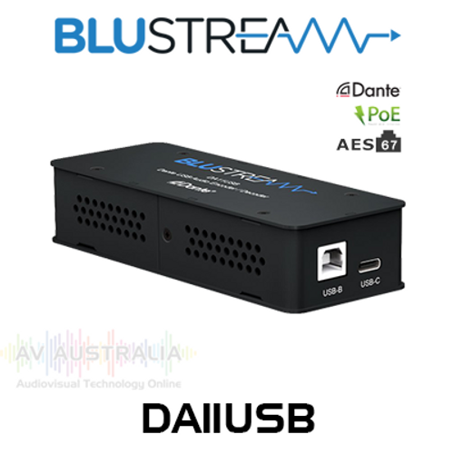 BluStream DA11USB Dante USB Audio Encoder / Decoder