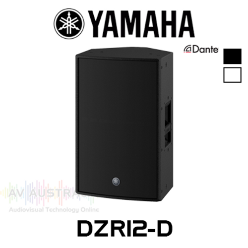 Yamaha DZR12-D 12" Bi-Amped Powered Bass-Reflex Loudspeaker With Dante (Each)