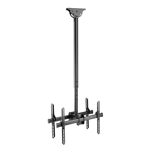 Quantum Sphere 40"-70" Dual Display Telescopic Full-Motion Ceiling Mount (Max 45kg Each)